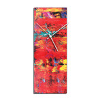 City Colors Clock (6"W x 16"H x 1"D)