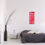 Wave V2 Clock // Red (6"W x 16"H x 1"D)
