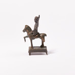 Ancient Celtic Bronze Horseman Figurine // 2nd-1st Century BC