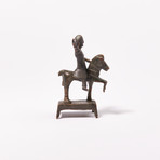 Ancient Celtic Bronze Horseman Figurine // 2nd-1st Century BC