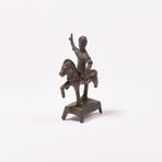 Ancient Celtic Bronze Horseman Figurine // 2nd-1st Century BC