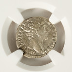 Roman Silver Coin of Marcus Aurelius, 161-180 AD