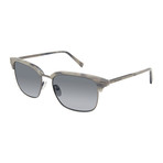 Men's Retro Rectangle Club Polarized Sunglasses // Gray
