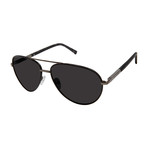 Men's Aviator Polarized Sunglasses V1 // Black