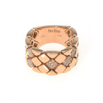 Piero Milano 18k Rose Gold Diamond Ring // Ring Size: 9 // Store Display
