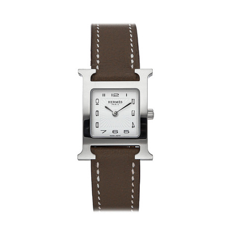 Hermés Ladies Heuer H Petite Quartz // W036709WW00 // Pre-Owned