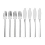 Solex Maya Fish Knife + Fork Set // Set of 8