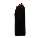 Floyd Short Sleeve Polo Shirt // Black (L)