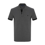 David Short Sleeve Polo Shirt // Anthracite (S)
