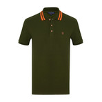 Roberto Short Sleeve Polo Shirt // Army Green (2XL)