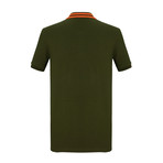Roberto Short Sleeve Polo Shirt // Army Green (XL)