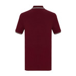 Ivan Short Sleeve Polo Shirt // Bordeaux (L)