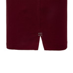 Ivan Short Sleeve Polo Shirt // Bordeaux (L)
