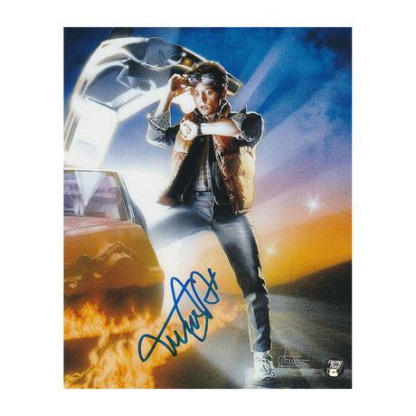 Michael J. Fox // Back to the Future // Autographed Photo