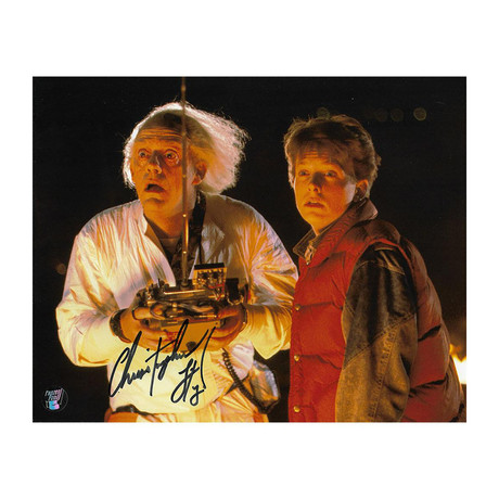 Christopher Lloyd // Autographed Photograph // Back to the Future