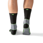 Exum Guide Compression Crew Sock // Black (S)