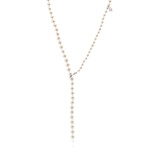 Mikimoto 18k White Gold Akoya Pearl Necklace I // Store Display