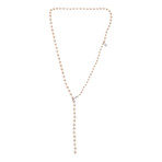 Mikimoto 18k White Gold Akoya Pearl Necklace I // Store Display