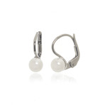 Mikimoto 18k White Gold Akoya Pearl Earrings I // Store Display