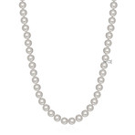 Mikimoto 18k White Gold Akoya Pearl Necklace VIII // Store Display