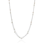 Mikimoto 18k White Gold Akoya Pearl Necklace II // Store Display