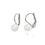 Mikimoto 18k White Gold Akoya Pearl Earrings III // Store Display