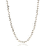 Mikimoto 18k White Gold Akoya Pearl Necklace III // Store Display