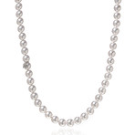 Mikimoto 18k White Gold Akoya Pearl Necklace VI // Store Display