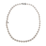 Mikimoto 18k White Gold Akoya Pearl Necklace VII // Store Display