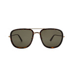 Men's Riccardo Sunglasses // Havana + Gold