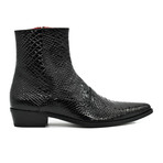 Patent Snake Boots // Black (Euro: 39)