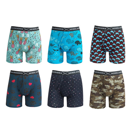 Felipe Cotton Softer Than Cotton Boxer Brief // Pack of 6 (S)