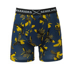 Busy Bee Softer Than Cotton Boxer Brief // Blue + Yellow (2XL)