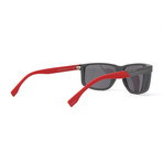 Men's 833S Polarized Sunglasses // Dark Gray + Carbon Red