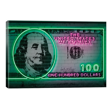 100 Dollars // Octavian Mielu (26"W x 18"H x 0.75"D)