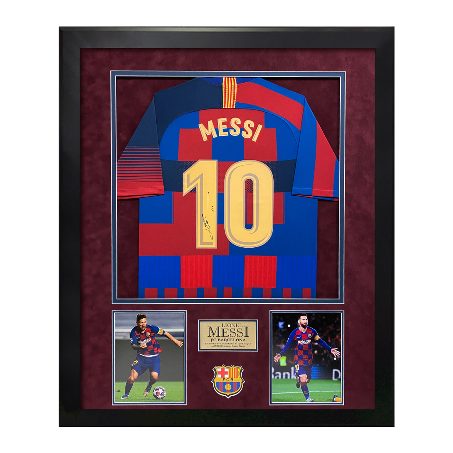 Lionel Messi // Jersey // Framed // Signed - Authentic Sports Group