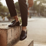 Wingtip Tassel Loafer // Black (US: 13)