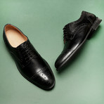 Toecap Brogue Derby // Black (US: 7)