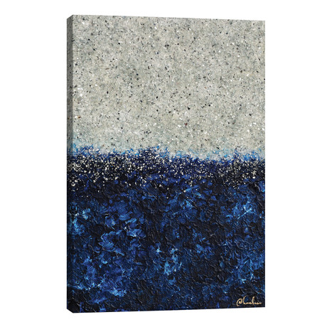 Silver Sapphire // Nikki Chauhan (26"W x 40"H x 1.5"D)