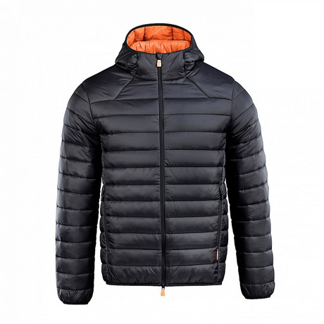 Scranton Jacket // Black + Orange (M)