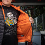 Scranton Jacket // Gray + Orange (XS)