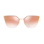 Women's PR68TS-SVFAD263 Fashion Sunglasses // Pink + Gold