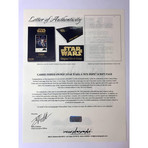 Carrie Fisher Personally Owned Original Star Wars New Hope Script Page Framed #D/100