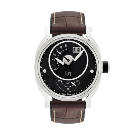 L&JR Retrograde Day & Date Quartz // S1302C // Store Display