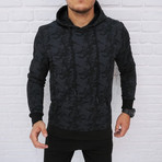 Yosemite Camo Sweatshirt // Black (XL)