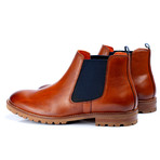 Cornelio Leather Chelsea Boot // Cognac (Euro: 41)