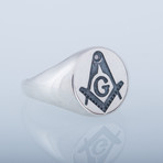 Masonic Ring // Silver (9)