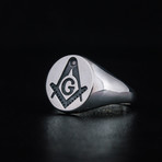 Masonic Ring // Silver (6)