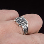 Masonic Ring // Moon + Stars (10)