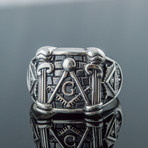 Masonic Ring // Square Brick (8)